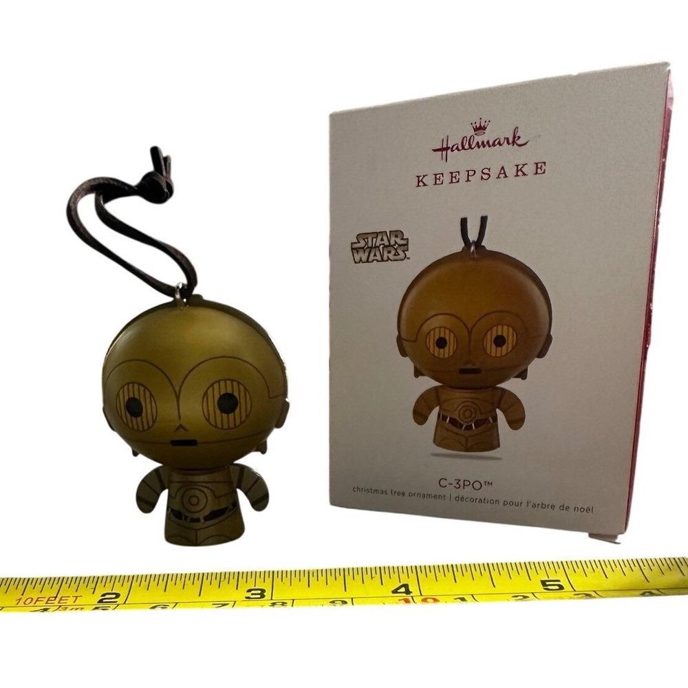 Hallmark Keepsake Star Wars C-3PO Wood Christmas Ornament Jake Angell QXI3403